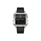 Серебристо-черный