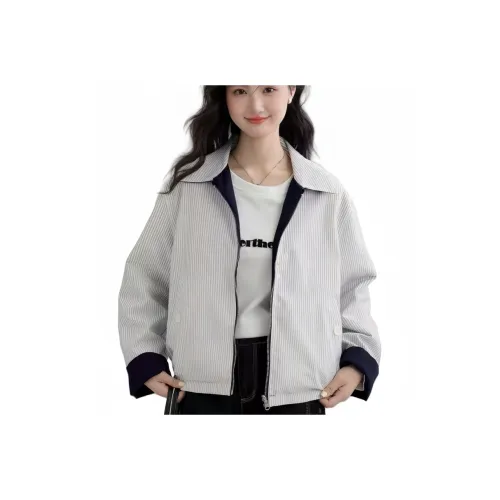 Cotton Gene Cropped Coat Women's