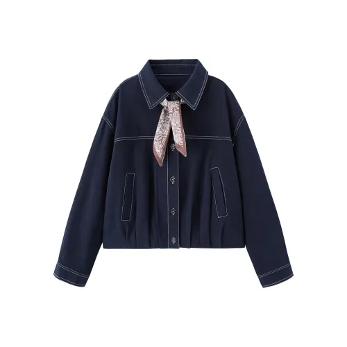 MJ Женские Короткие Пальто