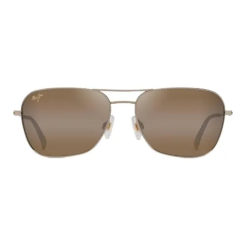 Maui Jim Aviator Солнцезащитные очки Мужские Светло-золотые