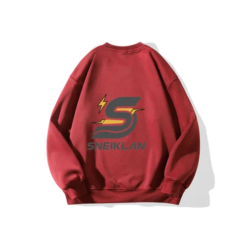 SNEIKLAU Red Unisex Свитшоты