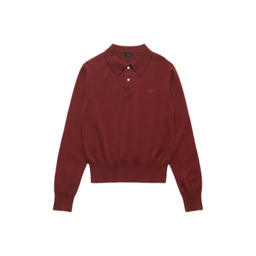 The Barnnet FW25 Eight Cashmere Wimblyn KNIT Polo_Brick Cashmere Sweater Women's