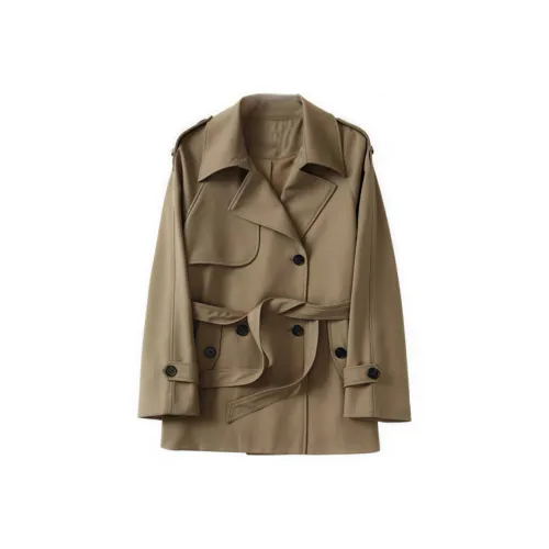 Icicofficial Хаки Женская Тренч