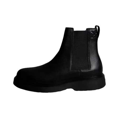 CALVIN KLEIN Короткий Челси 4,3 см Мужской Черный