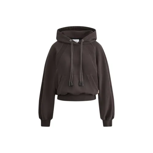 FABRIQUE Мытый Серый Коричневый Женский Свитшот