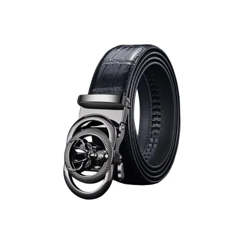 Devanro Ремни из натуральной коровьей кожи мужские 3,5 см