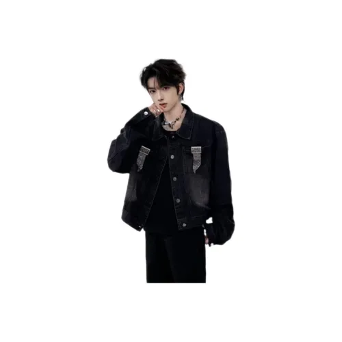 NRXX Черный Серый Цвет Мужские Куртки