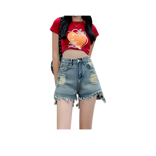 JOPPTI Blue Женские джинсовые шорты