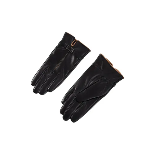 LUOMENG Овчина Перчатки Женские