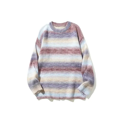 ADOONGA Светло-синий коричневый IRIDESCENCE унисекс трикотаж