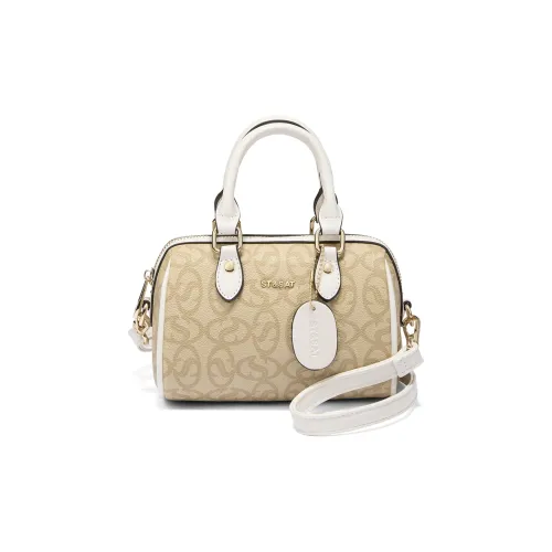 ST SAT Синтетическая кожа Одно плечо Сумка Обычный Женский Абрикос