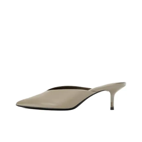 ZARA Устойчивые к истиранию Домашние тапочки Женские Тауповый