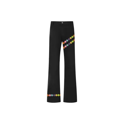 NEAR HERE Черный Унисекс Джинсы