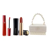 Красный Tube Жидкая помада #405 Красные гнилые помидоры 6,5 мл + Lancôme Тонкая талия 196 Матовый 3,4 г