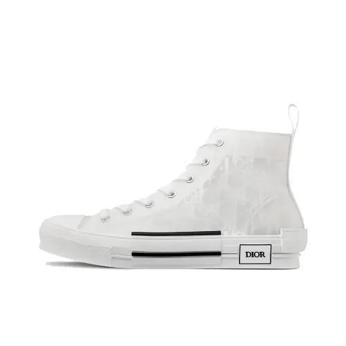 DIOR B23 OBLIQUE High Топ Кеды Мужской Белый