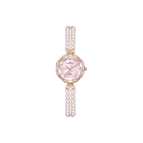 Диснеевские принцессы Русалка Сердце океана Кварцевый механизм Сплав Ремень Часы Женские часы Жемчужная раковина Циферблат часов