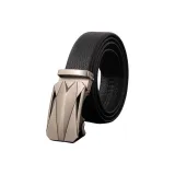 Серебристо-серый + черный ремень