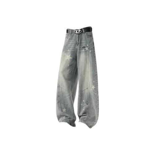 DAREASY Blue Unisex Jeans DAREASY Синий Унисекс Джинсы