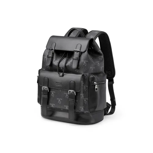 FAIRWHALE ПВХ Рюкзак Мужской Черный