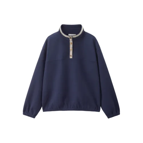 Giordano 06 Темно-синий Синий Женский Свитшот