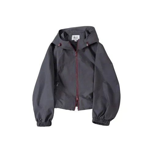 TOUCH Темно-серый Женский Короткий Пальто