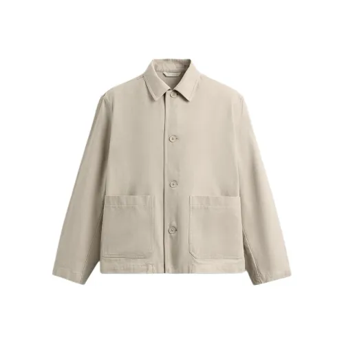 ZARA Песочный Мужские Куртки