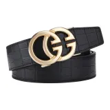 Золотой + узор крокодила ремешок