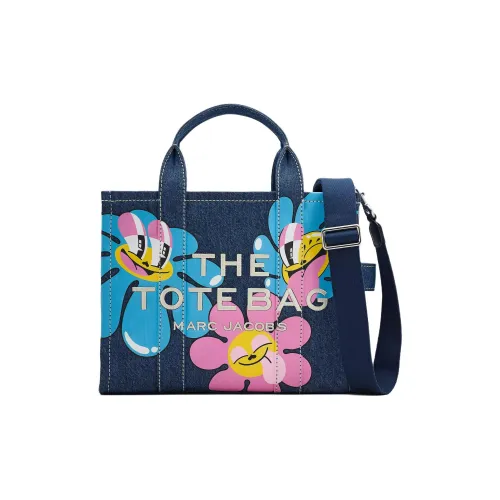 MARC JACOBS Hattie Stewart Коллаборация Хлопок Деним Сумка Средний Женские Синий
