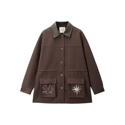 Giordano 08 Темно-коричневый Женский Куртка