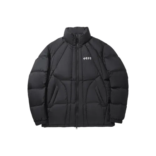 Лайнер Икорный Черный Мужской Пуховик