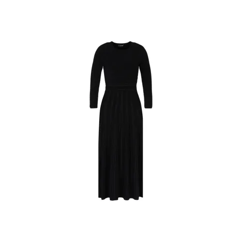 EMPORIO ARMANI Длинное платье с длинными рукавами женское