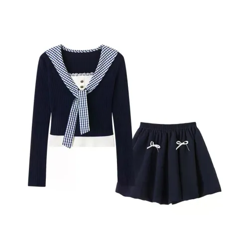 FABRIC PIG Топ+Юбка Женские Комплекты Юбка