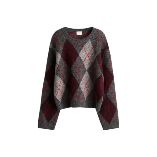 H M Многоцветный ромб узор многоцветный ромб узор женский трикотаж