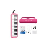 [37 клавиш Розово-вишневый] Твердый чехол для клавиатуры Сумка + Игровой гид + 2 шт. губки + 2 шт. клюшек + Мягкий ткань