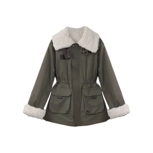 AINUOERMY Хлопковый пуховик женский