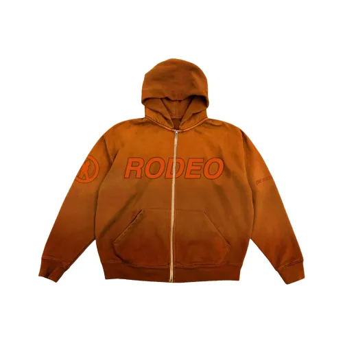 Travis Scott FW25 RODEO 10 YEARS ZIP UP Толстовка HOODIE Унисекс