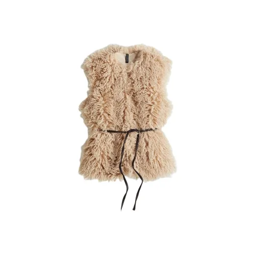 H M Бежевые Женские Жилеты