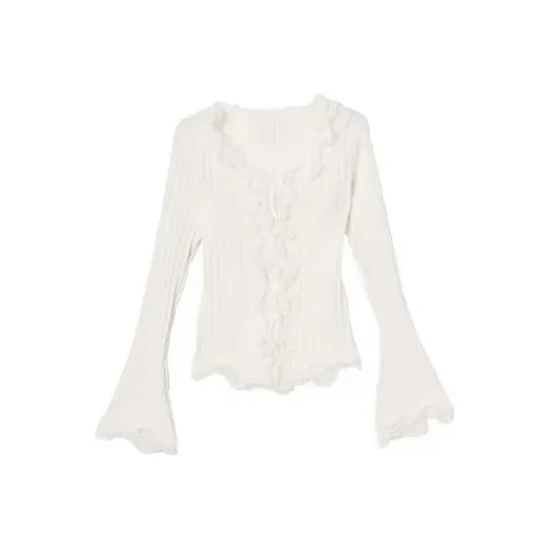 KYKW Ecru Женская Трикотажная одежда