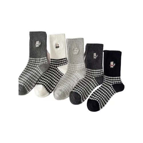 OEING 5 пар Женские носки MID до икры