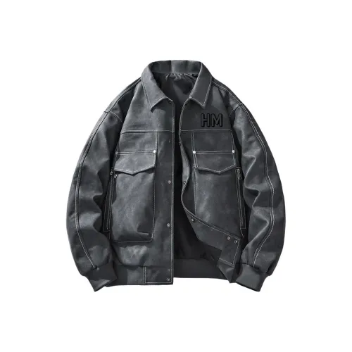 HUMNAT Унисекс Кожаные куртки