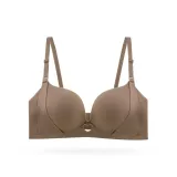 Хаки коричневый [Подъемный улучшенный, Сборка / Украшение сборкой, Персик, Грудь]