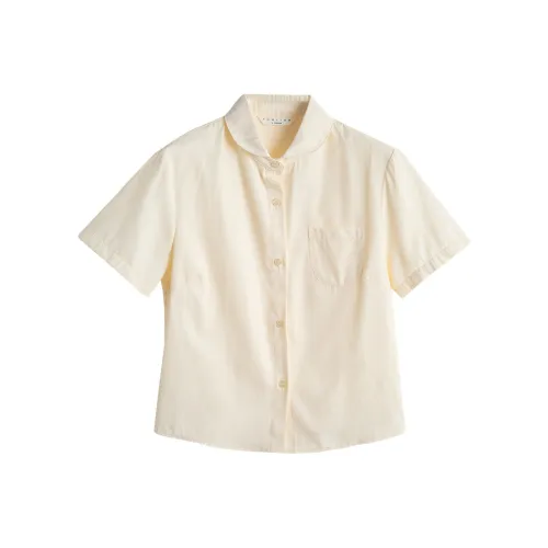 Tonlion Светло-желтые женские рубашки