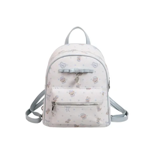 AUNG ПУ (полиуретан) Рюкзак Стандартный Медведь Большой Медведь Маленький