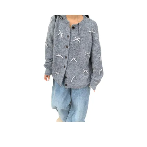 ZVJH Серый Женский Трикотаж