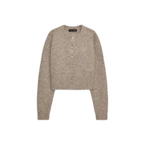 ZARA Металл Коричнево-желтый Женский Трикотаж