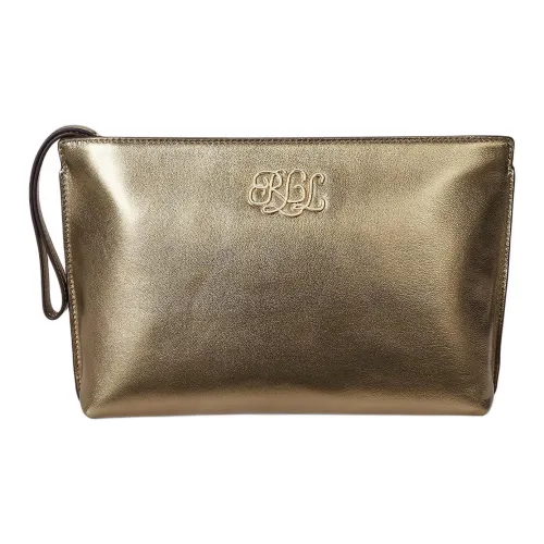 Ralph Lauren Кожа Клатч Большой Женские Металлик