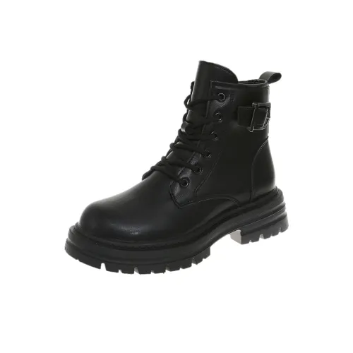 Puppytown Короткий Платформа Байкер Мартинсы Женские