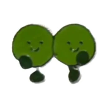 JELLYCAT Interesting Food Зеленый горошек London Limited UK Ограниченный Значки