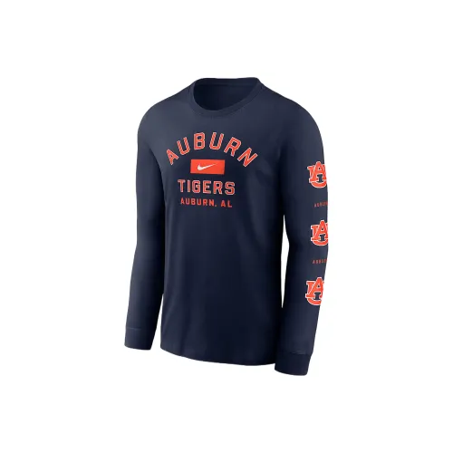 Nike College Морской Синий Мужская Футболка