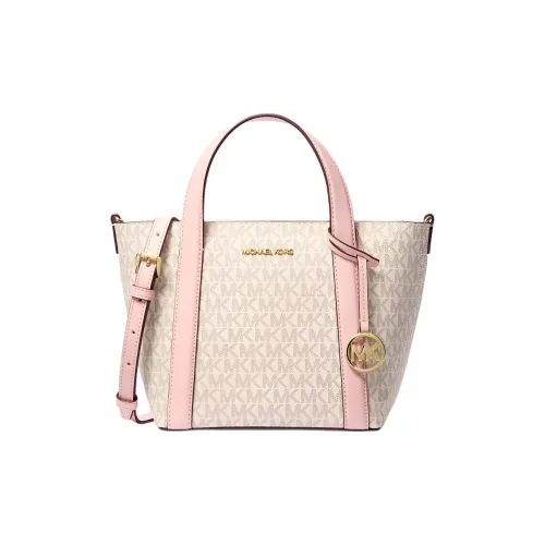 MICHAEL KORS Pratt Полиуретан Тоут Сумка Сумка для покупок Сумка на плечо Сумка Маленькая Женская Розовая